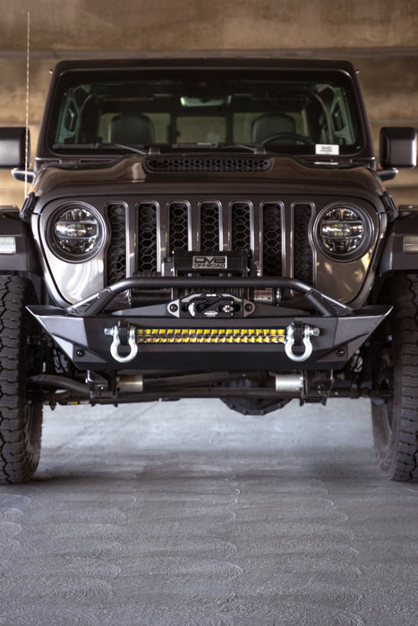 DV8 Offroad FBJL-11 07-23 Jeep Wrangler JK/JL & Gladiator JT FS-1 Series Stubby Front Bumper