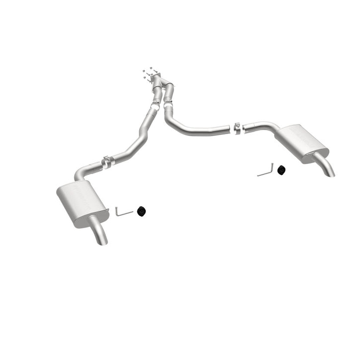 Magnaflow 16710 MagnaFlow 75-79 Chevy Corvette V8 5.7L Dual Split Rear Exit Stainless Cat-Back Perf Exhaust