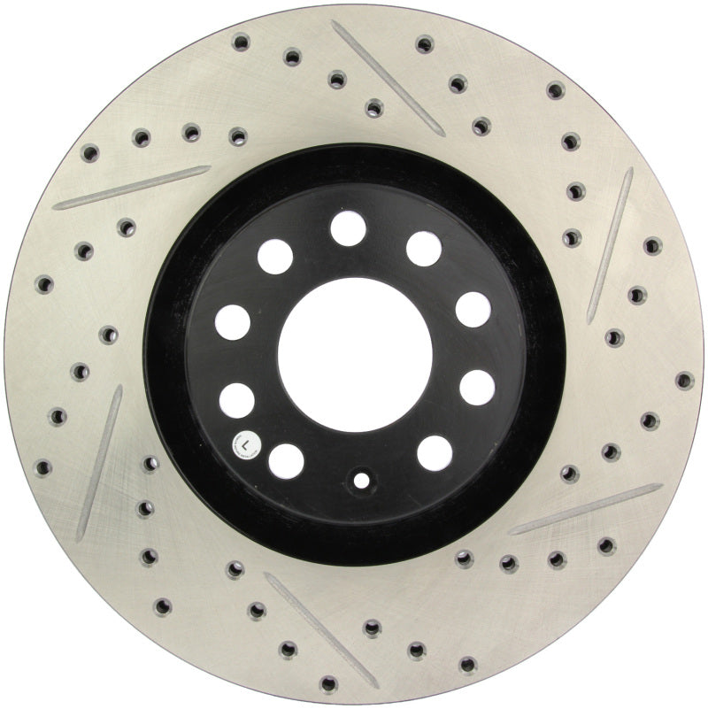 Stoptech 127.33096L StopTech 05-06 Audi A4 Quattro/ 02-04 A6 Quattro / 99-02 S4 Front Left Slotted & Drilled Rotor