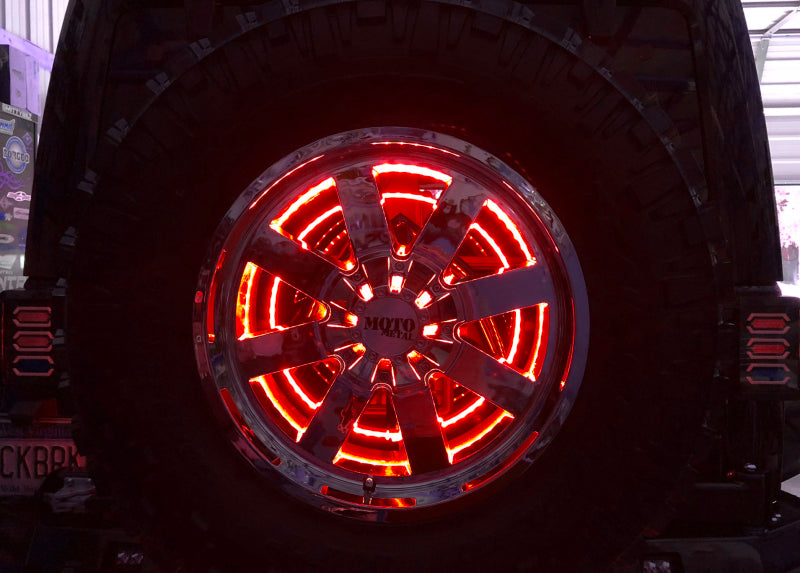 ORACLE Lighting 4211-003 Oracle LED Illuminated Wheel Ring 3rd Brake Light - Red
