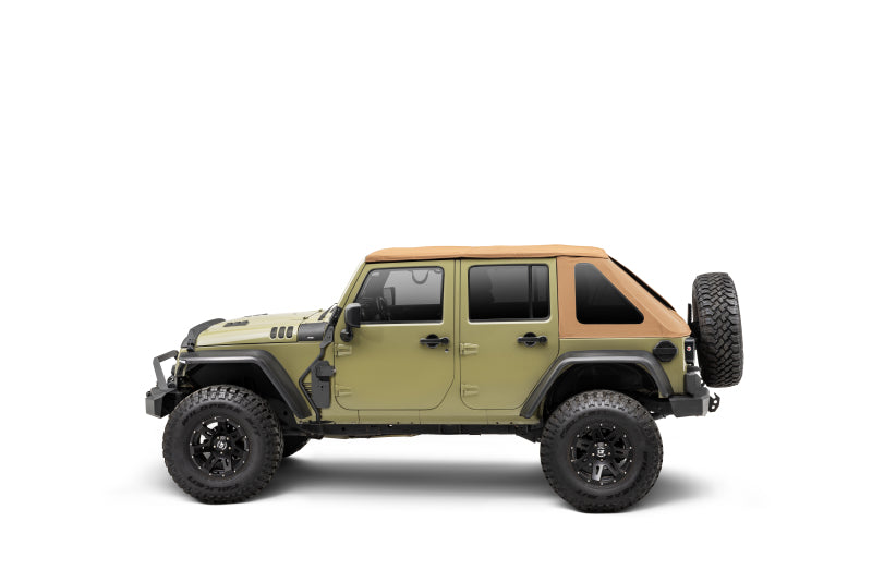 Go Rhino 701009T 07-18 Jeep Wrangler JK/JKU Front Fender Jack Mount for Hi-Lift Jack - Tex. Blk