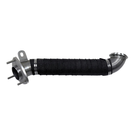 Wehrli WCF100705 15.5-16 Chevrolet 6.6L LML Duramax 3in Stainless Down Pipe (3 Bolt Flange)