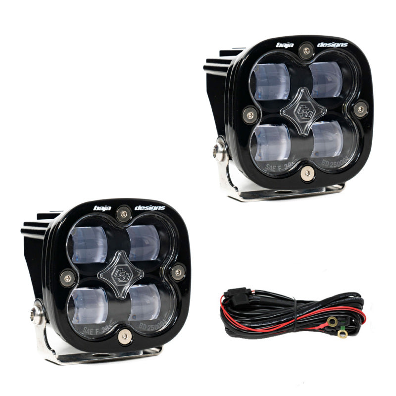 Baja Designs 257801 Squadron SAE LED Auxiliary Light Pod Pair - Clear