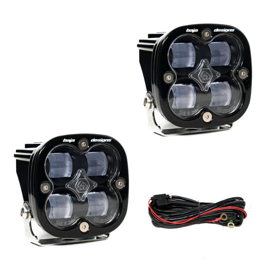 Baja Designs 257801 Squadron SAE LED Auxiliary Light Pod Pair - Clear