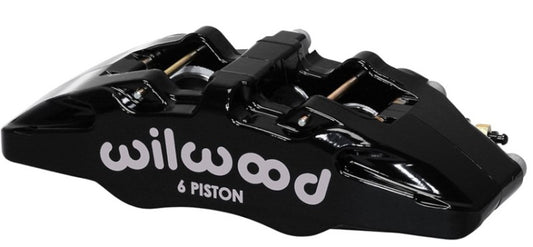 Wilwood 120-13436-BK Caliper-Forged Dynapro 6 5.25in Mount-R/H 1.62/1.12/1.12in Pistons 1.10in Disc