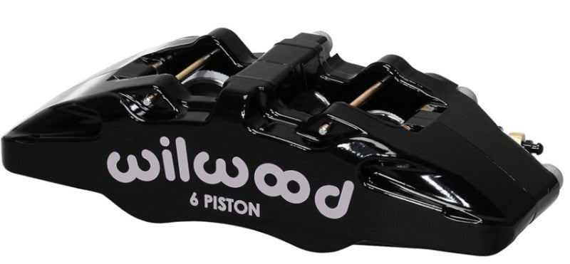 Wilwood 120-13436-BK Caliper-Forged Dynapro 6 5.25in Mount-R/H 1.62/1.12/1.12in Pistons 1.10in Disc