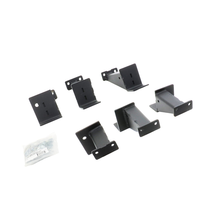 Go Rhino FSD4505TK 07-18 Jeep Wrangler JKU 4dr Brackets for Dominator Xtreme Frame Slider - Tex. Blk