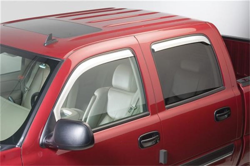 Putco 480137 09-18 RAM 1500 - Crew Cab (Set of 4) Excl Rebel Model Element Chrome Window Visors