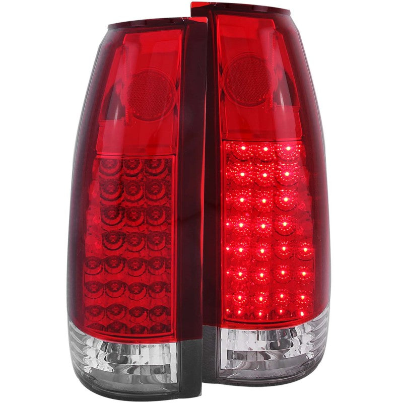 ANZO 311004 1999-2000 Cadillac Escalade LED Taillights Red Clear G2