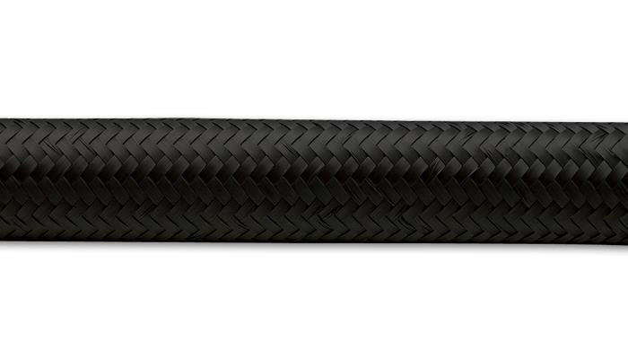 Vibrant 11976 -6 AN Black Nylon Braided Flex Hose (20 foot roll)
