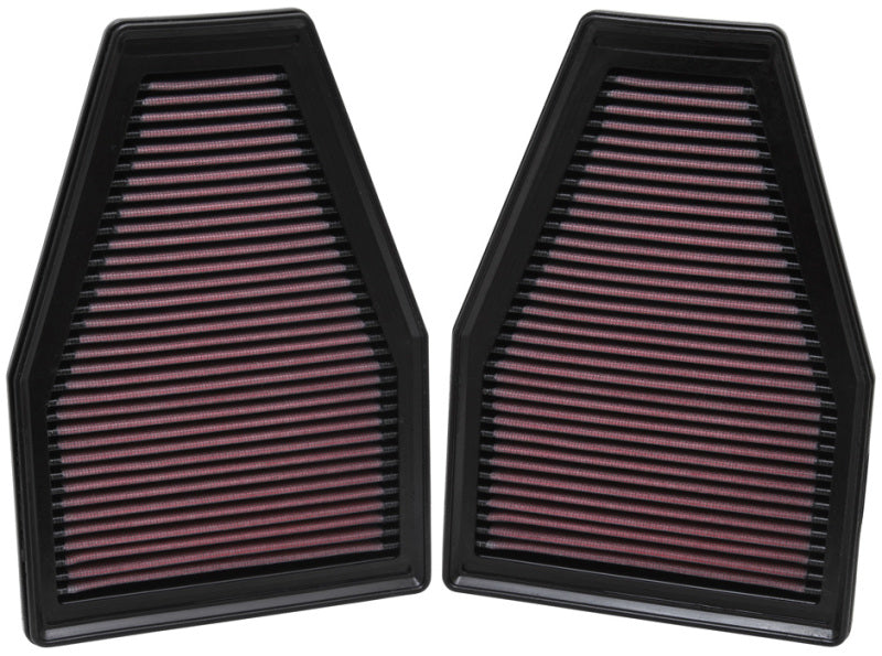 K&N Engineering 33-2484 K&N Replacement Air Filter 12-13 Porsche 911 3.4L / 12 911 3.8L / 13 911 3.6L / 13 911 Carrera 3.8L
