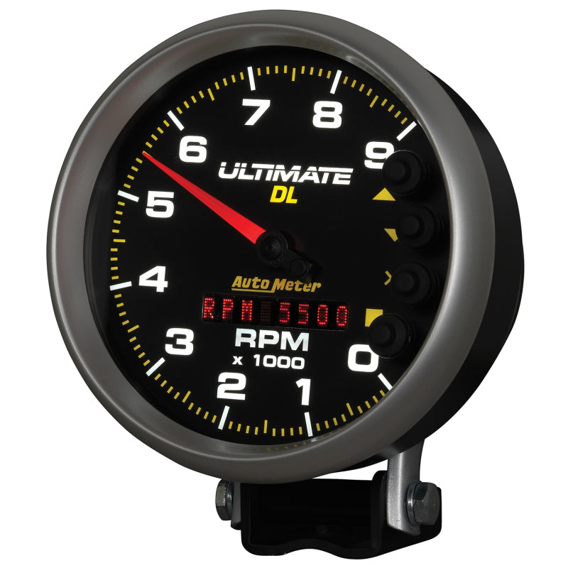 Autometer ATM6896 5in Ultimate DL Tach 9000 RPM Black