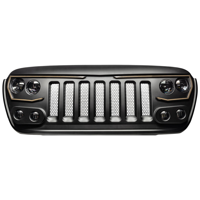 ORACLE Lighting 5837-PRO Oracle VECTOR Series Full LED Grille - Jeep Wrangler JL/JT - NA