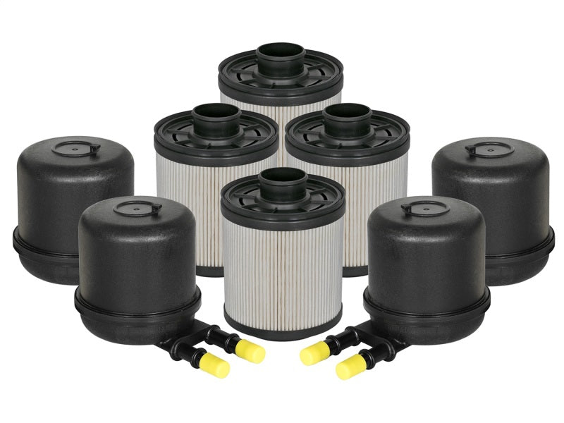 aFe 44-FF014-MB Pro GUARD D2 Fuel Filter 11-17 Ford Diesel Trucks V8 6.7L (td) (4 Pack)