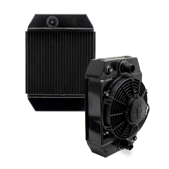 Mishimoto MMRAD-UNI-DRGBK Universal Drag Race Performance Aluminum Radiator - Black
