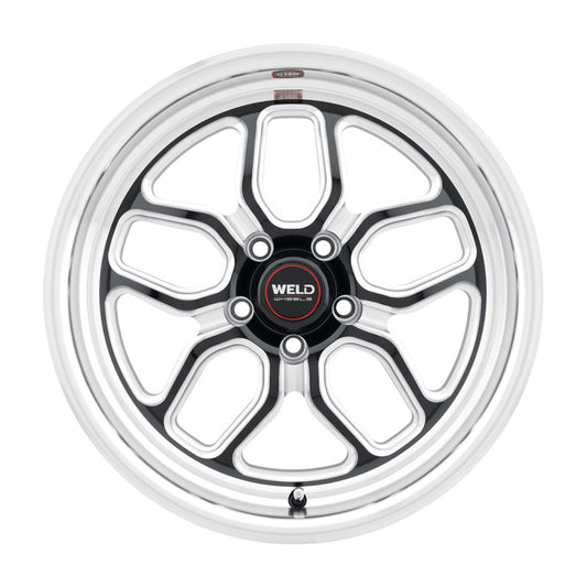 Weld S10771173425 S107 17X11 Laguna 5X127 ET-44 BS4.25 Gloss Black MIL Dia 78.1