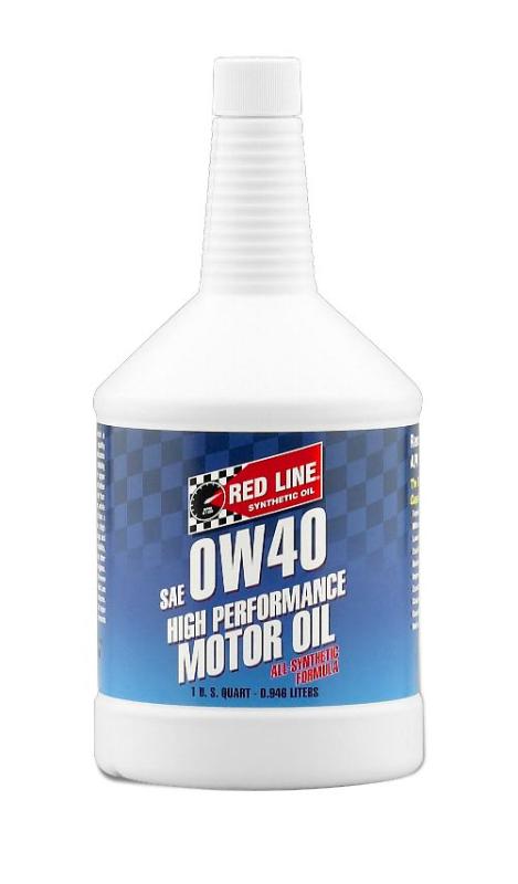 Red Line 11104 0W40 Motor Oil - Quart