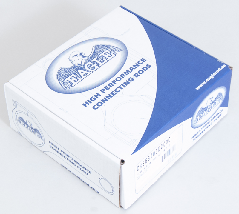 Eagle EAGCRS68003D2000 BBC 4340 Forged H-Beam Rods 6.800in