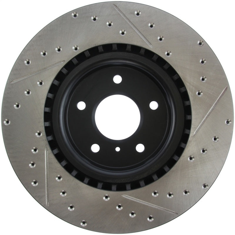 Stoptech 127.42076R StopTech Slotted & Drilled Sport Brake Rotor