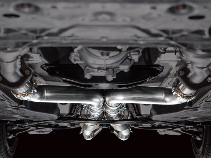AWE Tuning 3020-32400 AWE 2023 Nissan Z RZ34 RWD Track Edition Catback Exhaust System w/ Chrome Silver Tips