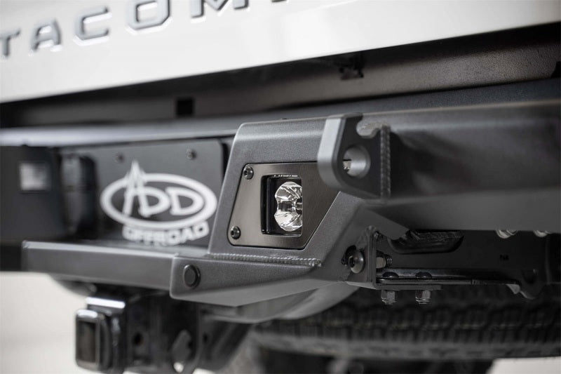Addictive Desert Designs R681241280103 16-19 Toyota Tacoma Stealth Fighter Rear Bumper w/ Backup Sensor Cutouts
