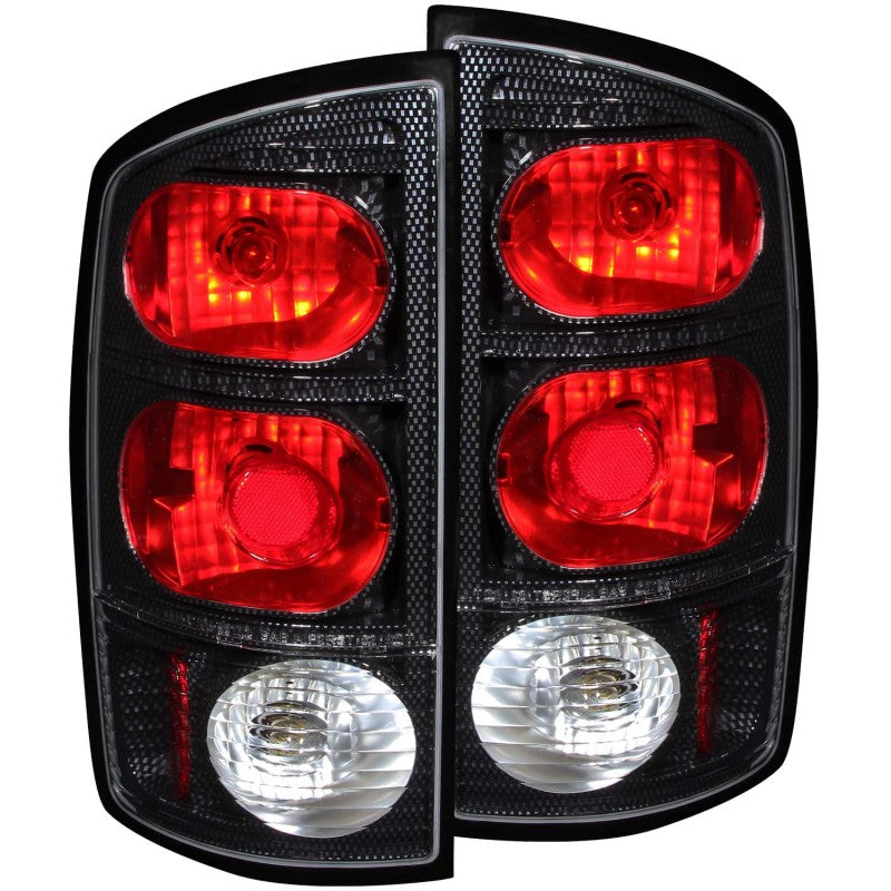 ANZO 211044 2002-2005 Dodge RAM 1500 Taillights Carbon