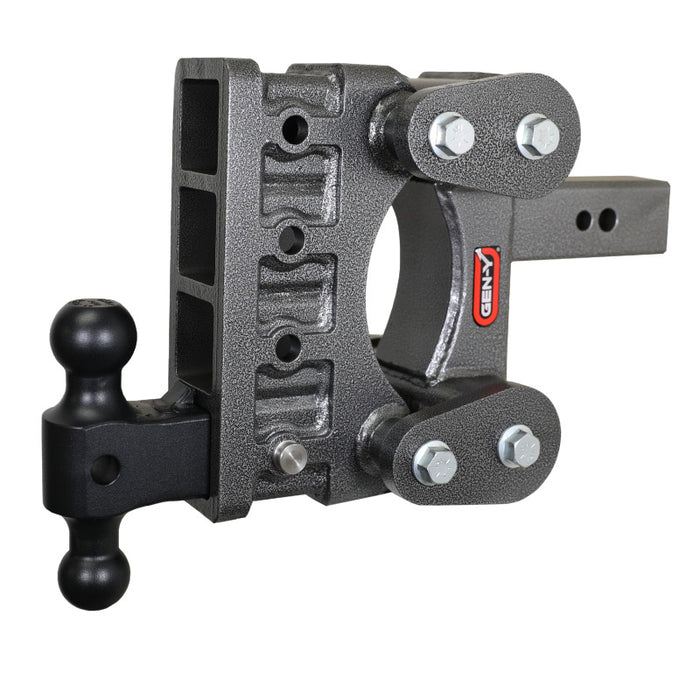 GEN-Y Hitch GH-2114 Gen-Y The Boss Torsion-Flex 2.5in Shank 6in Drop 3.5K TW 32K Hitch w/GH-0161 Dual-Ball