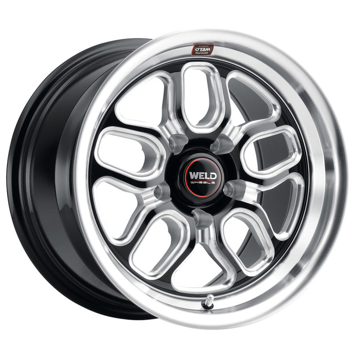 Weld S152B0071P22 S152 15X10 Laguna Drag 5X115 ET22 BS6.4 Gloss Black MIL Dia 78.1