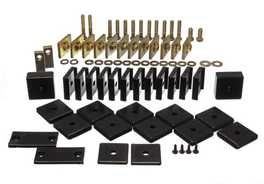 Energy Suspension 8.4104G Toy Land Cruiser Bodymount Set - Black