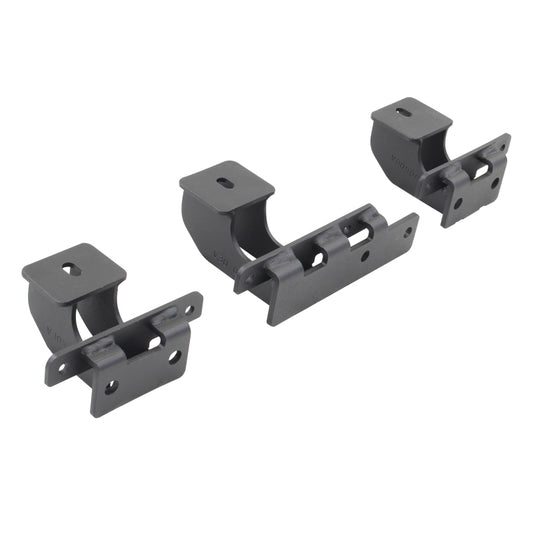 Go Rhino D64506BTK 18-20 Jeep Wrangler JLU Brackets for Dominator Extreme SideSteps