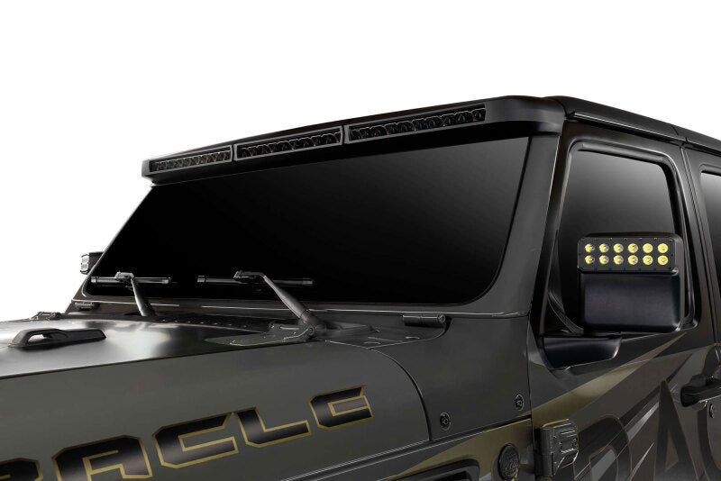 ORACLE Lighting 5917-023 Oracle Jeep Wrangler JL/Gladiator JT Integrated Windshield LED Light Bar System