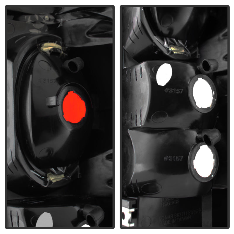 SPYDER 5001993 Spyder Chevy Silverado 1500/2500 99-02 (Not Stepside) Euro Style Tail Lights Chrm ALT-YD-CS99-C
