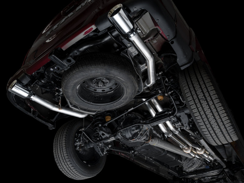 AWE Tuning 3015-32530 AWE 25+ RAM 1500 3.0TT 0FG Catback Touring Exhaust - Chrome Silver Tips