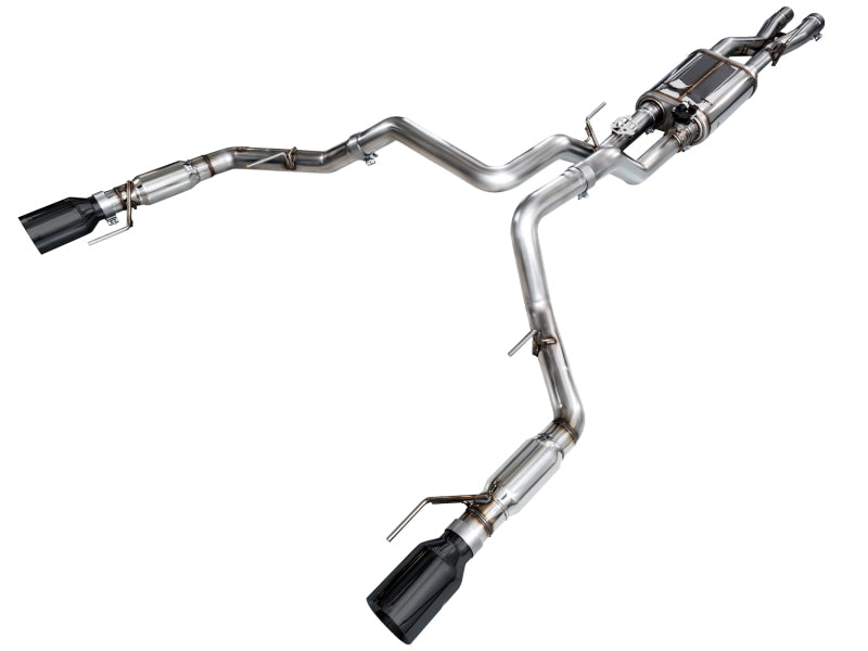 AWE Tuning 3025-33356 AWE Gen 3 Ford Raptor SwitchPath Exhaust - Diamond Black Tips