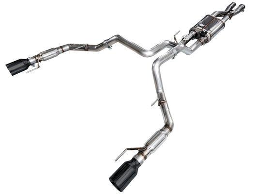 AWE Tuning 3025-33356 AWE Gen 3 Ford Raptor SwitchPath Exhaust - Diamond Black Tips