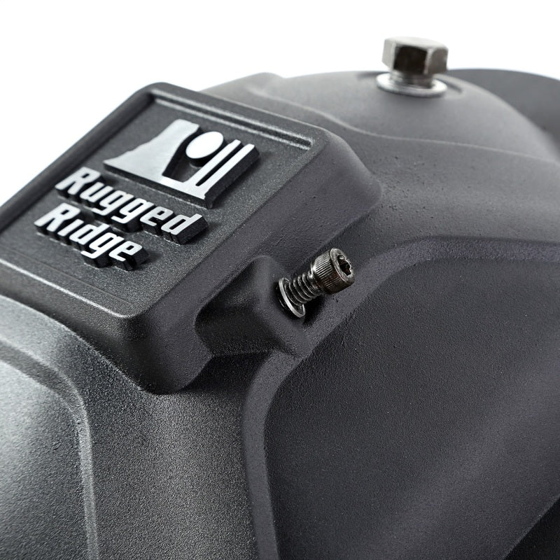 Rugged Ridge 16595.12 Boulder Aluminum Differential Cover Dana 44 Black