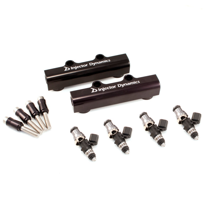 Injector Dynamics 1300.18.01.48.14.4 ID1300 Subaru STi (04-06) 1300cc Injectors Top Feed Conversion Kit