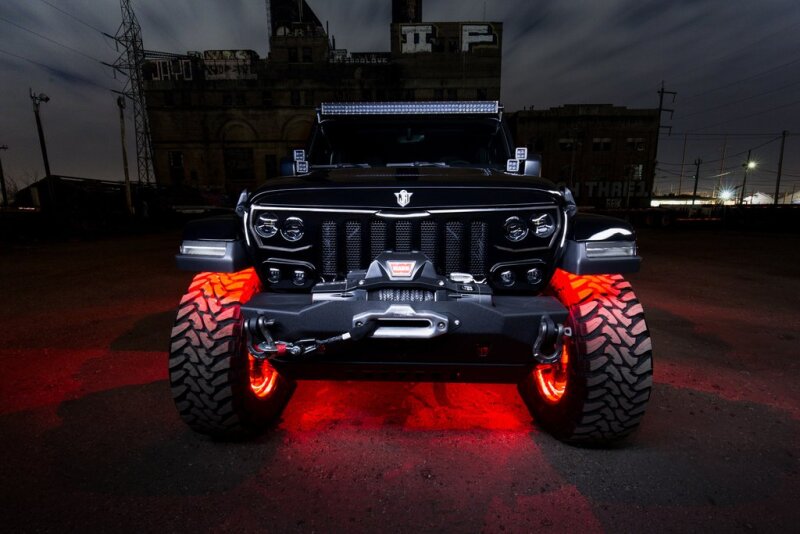 ORACLE Lighting 5837-PRO Oracle VECTOR Series Full LED Grille - Jeep Wrangler JL/JT - NA
