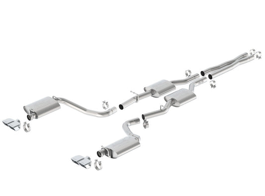 Borla 140628 15-16 Dodge Challenger R/T 5.7L Dual Rectangle Angle Cut Dual Split Rear Exit ATAK Exhaust