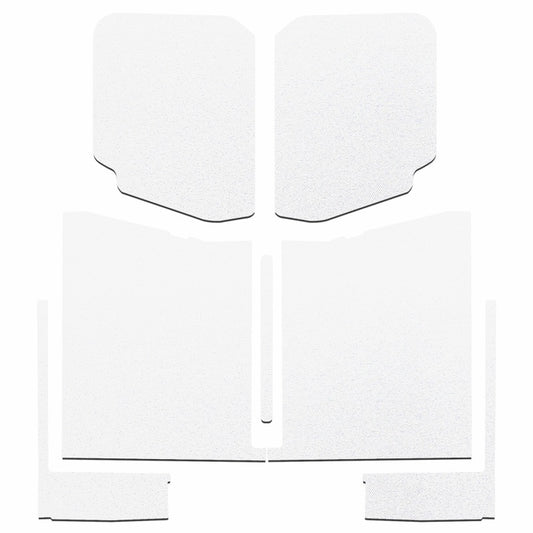 DEI 50185 20-22 Jeep Gladiator JT 4-Door Boom Mat Complete Headliner Kit - 7 Piece - White