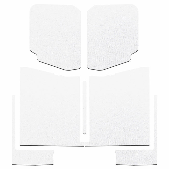 DEI 50185 20-22 Jeep Gladiator JT 4-Door Boom Mat Complete Headliner Kit - 7 Piece - White