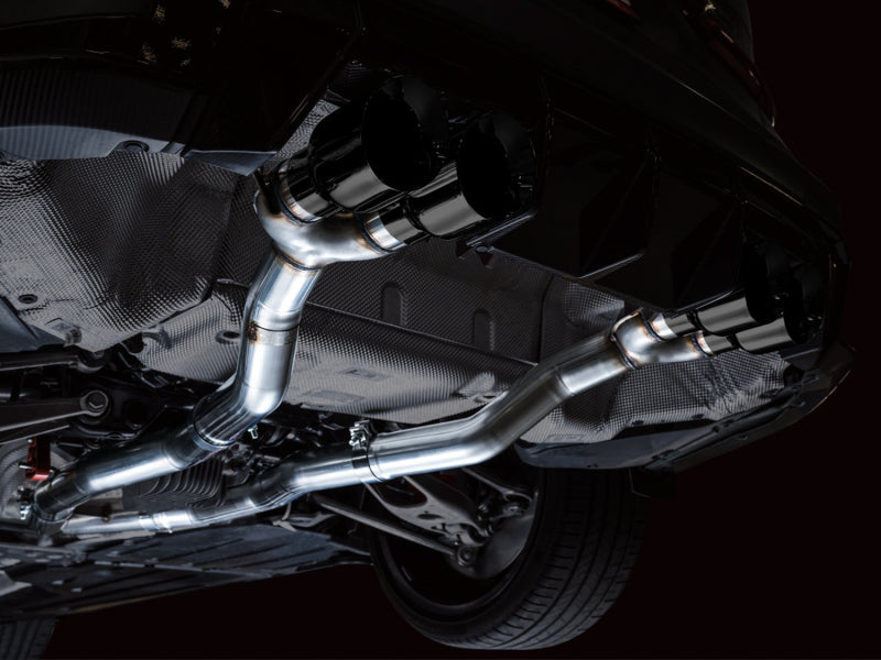 AWE Tuning 3020-42482 AWE Track Edition Catback Exhaust for BMW G8X M3/M4 - Diamond Black Tips