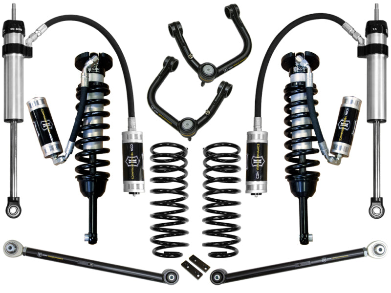 ICON K53065T 2010+ Toyota FJ/4Runner 0-3.5in Stage 5 Suspension System w/Tubular Uca