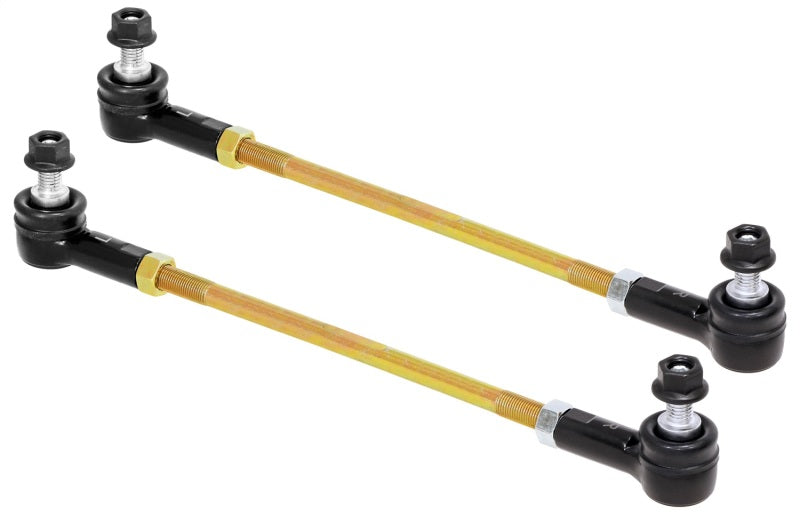 RockJock RJ-253203-103 Adjustable Sway Bar End Link Kit 12 1/2in Long Rods w/ Sealed Rod Ends and Jam Nuts pair