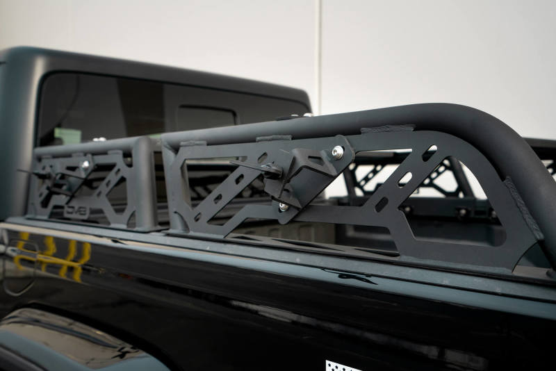 DV8 Offroad RRUN-01 20-22 Jeep Gladiator JT / 05-21 Toyota Tacoma Overland Bed Rack - 2pc. Adjustable