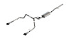 Borla 140991BC 2024 Chevy Silverado 1500 6.2L V8 Touring Catback Exhaust w/ Simulator - Black Chrome