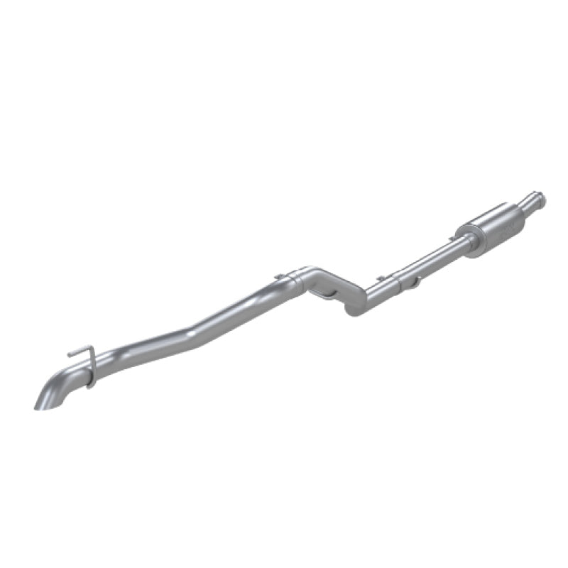MBRP S5537304 2020 Jeep Gladiator 2.5in Single Rear Exit Cat Back Exhaust - T304 SS (Off-Road)