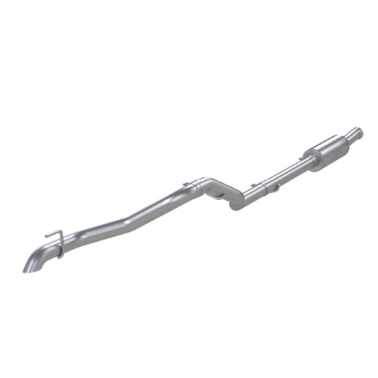 MBRP S5537304 2020 Jeep Gladiator 2.5in Single Rear Exit Cat Back Exhaust - T304 SS (Off-Road)