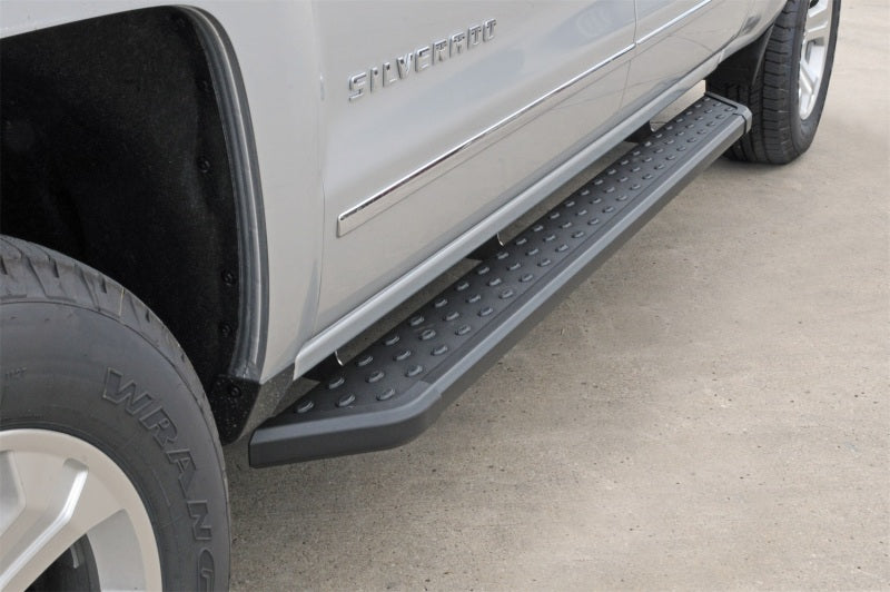 Dee Zee DZ16321 Deezee 99-23 Chevrolet/GMC/Dodge/Ford Full Size Running Board CrewCab Truck Board (Blk Trim)