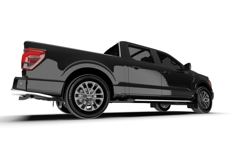 Rally Armor MF115-UR-BLK-WH 21-25 Ford F-150 (Excl. Raptor) Black UR Mud Flap w/White Logo